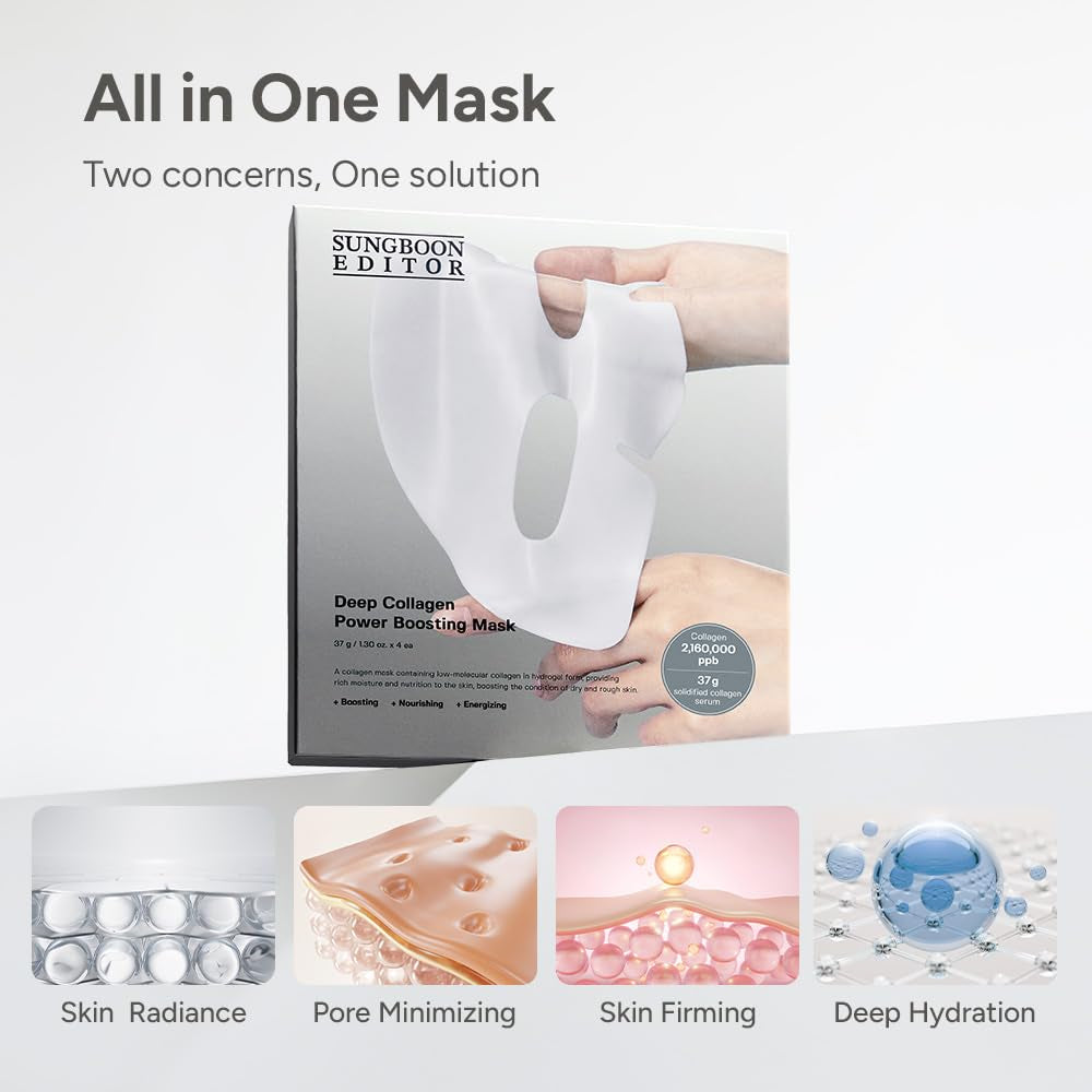 Sungboon Editor - Deep Collagen Power Boosting Mask | THE ORIGINAL OVERNIGHT COLLAGEN MASK