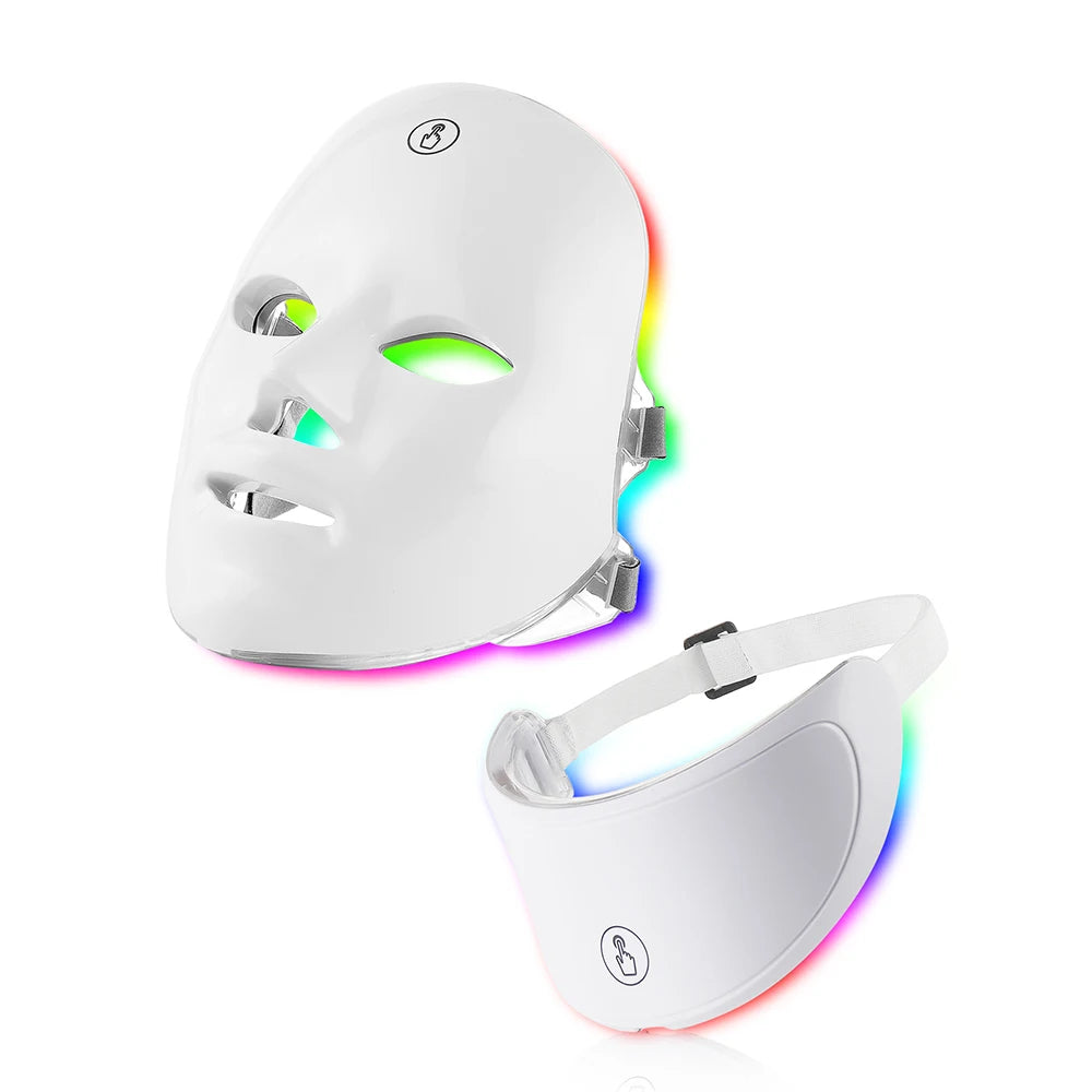 Anti-Aging LED Facial & Neck Mask (Wireless & Rechargeable)