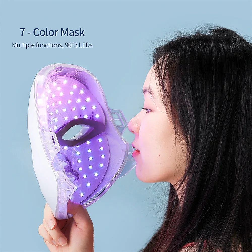 Anti-Aging LED Facial & Neck Mask (Wireless & Rechargeable)