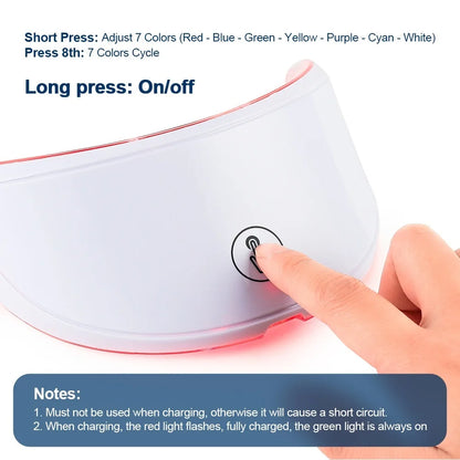 Anti-Aging LED Facial & Neck Mask (Wireless & Rechargeable)
